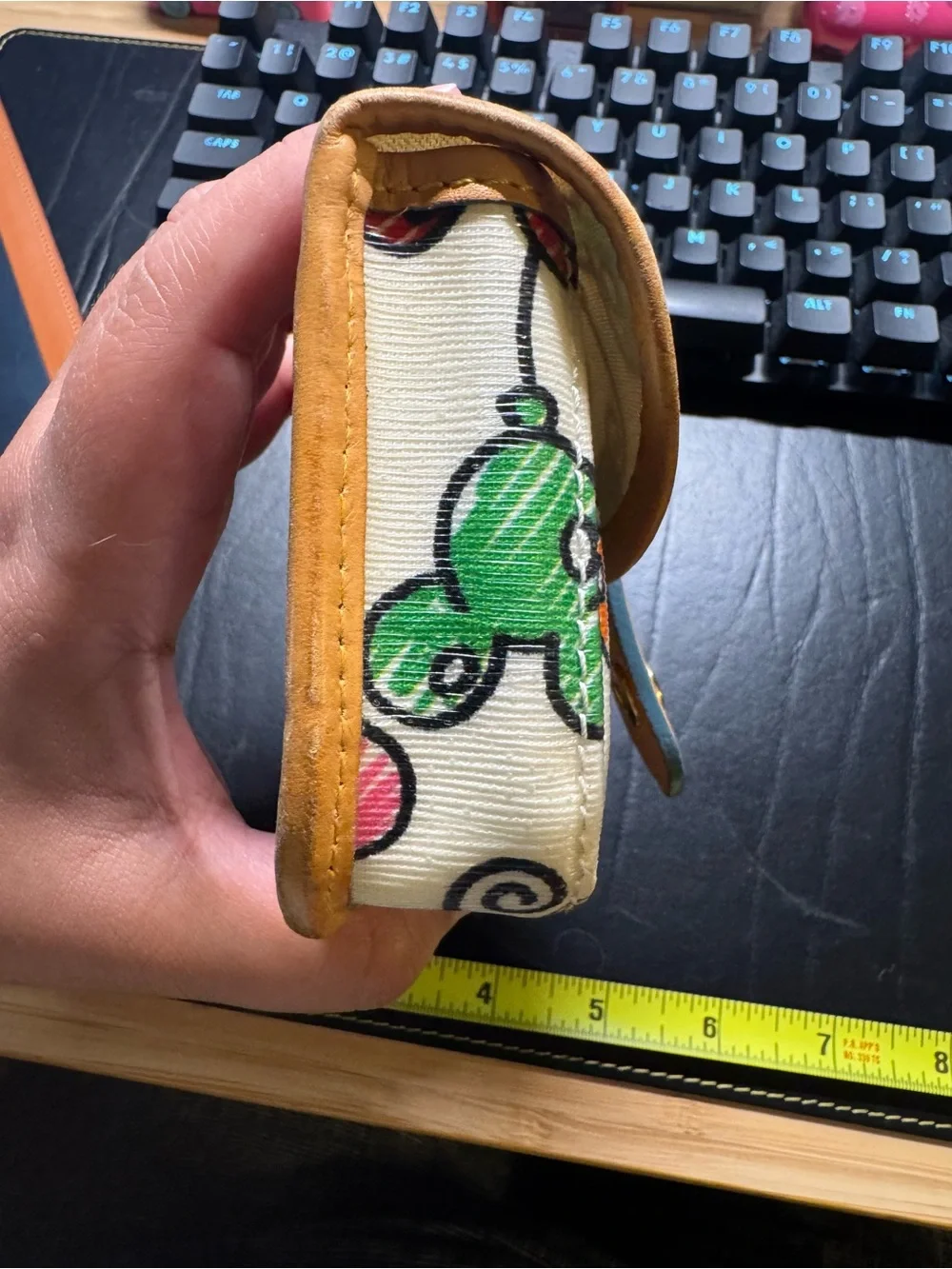 Dooney & Bourke Disney parks Multicolor Balloon Pattern wristlet